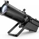 SHEHDS LEKO Profile Stage Spotlights LED Zoom 350W Cool White+Warm White, Zoom Range of 19°–46°, 3,000 to 14,000K Par Ellipsoidal Lights Manual Focus Four-Leaf Manual Cut Light Barrier DMX512