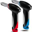 2 x Medical king Car Door Handle for Elderly (2 Pack) Assist for Elderly Assist Support Handle Multifunctin for Seniors and Handicapped 3 in 1 Seat Belt Cuter and Windo Braker Hammer