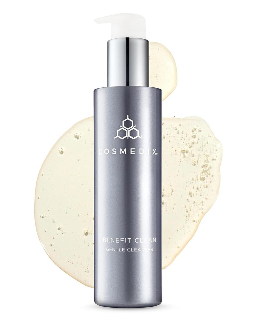 COSMEDIX Benefit Clean Gentle Face Wash Gel  Hydrating Cleanser for Women & Men  Moisturizing Facial Cleanser & Pore Minimizer for All Skin Types  Makeup Remover for Glowing Skin  150 ml / 5 fl oz