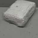SUBRTEX Bathroom Rugs Chenille Bath Rug Soft Short Plush Bath Mat Soft Shower Mat Water Absorbent Shower Mat Quick Dry Machine Washable (White, 20" x 32")