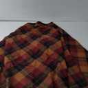 ebossy Women's Vintage High Waist Wool Blend Plaid A-Line Long Maxi Skirt with Pocket (Red), S