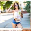 Fanny Packs for Women, Leather Fanny Pack Belt Bag for Women Men with 5 Zipper Pockets Adjustable Belts 4 Card Slots, White Fanny Pack Crossbody Fashion Waist Packs for Running Disney Hiking