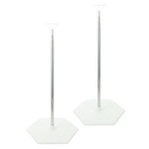 Alipis 2 Sets Telescopic Balloon Stand Holder Set with Stable Metal and Plastic Base, Adjustable Balloon Column Stand for Party Atmosphere and Wedding Decoration