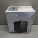 BEICHEN Mini Fridge,6 Liter / 8 Can Small Fridge for Bedroom, Car, Office & Dorm, 110V AC/DC Portable Thermoelectric Cooler & Warmer for Skincare, Food, Drinks,Black