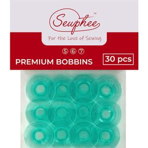 30pcs Plastic Bobbins fits Husqvarna Sewing Machine  Precision Fit, Strong and Long-Lasting Sewing Machine Accessories and Supplies for Seamless Stitching