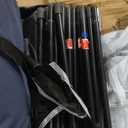 EVER ADVANCED 10 Person Camping Blackout Design Tent, Multi Room Tent for Family, Large Tents with Rainfly and Carry Bag, 2 Doors, Water-Resistant, 14ft x 10ft x 84in (Blue)