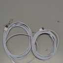 Extra Long USB C Cable Fast Charging 15FT, [Apple MFi] Long USB A to USB C Cable for iPhone17 16 15 Charger Cord 5m,Type C Cable C Charger for iPhone 16 15 Pro Max/16 15 Plus/iPad Pro/Google-2Pack (White)