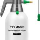 VIVOSUN 0.5Gal Handheld Garden Sprayer, 2L Pump Sprayer, 68 Oz Water Spray Bottle with Safety Valve, Adjustable Nozzle, Extended Spray Rod & Additional Seals, Ideal for Watering, Fertilizing, Cleaning