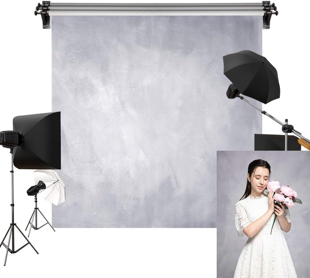 Kate 8x8ft/2.5x2.5m Light Grey Background Light Purple Backdrop Retro Textured Abstract Photography Props Studio Digital Printed Backdrop