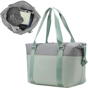 Small Travel Duffel Bag for Men Women, Portable Sports Tote Gym Bag, Personal Item Carry On Tote Weekender Bag for Airline Travel (Turquoise)