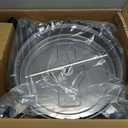 janz 20" Pressure Washer Surface Cleaner with 4 Wheels,Dual Handle,Stainless Steel Housing, 4 Replacement Nozzles and 2 Hose Adapters,Ideal for Driveways, Sidewalks,Patios,Decks Cleaning