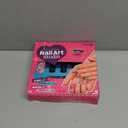 Nail Art Studio for Girls - Birthday Gift - Nail Polish Kit for Kids Ages 7-12 Years Old - Girl Gifts Ideas - Gift Set - Girly Stuff - Polish, Pens, Glitter, Stickers, Gems, Filer - 8 9 10 11 12 Year