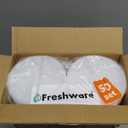 Freshware Food Storage Containers [50 Set] 12 oz Plastic Deli Containers with Lids, Slime, Soup, Meal Prep Containers | BPA Free | Stackable | Leakproof | Microwave/Dishwasher/Freezer Safe