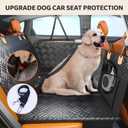PROZAR Dog Car Seat Cover for Back Seat, Hard Bottom Back Seat Extender for Dog, Back Seat Pet Cover for Dogs - Supports 400lbs, Waterproof Heavy Duty Scratch Dog Hammock for Car SUV and Small Truck