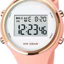 XCZAP Outdoor Sport Watches Alarm Clock Waterproof LED Digital Watch (pink)