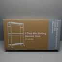 Simple Deluxe Rolling Clothes Rack, Heavy Duty Clothing Rack, 3-Shelf Portable Adjustable Wardrobe Closet with Wheels, Hanging Rods & Side Hooks, 29.5" W x 15.7" D x 75.6" H, Black