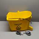 26 qt Mop Bucket Combo - Side Press Wringer, Polyethylene, Yellow