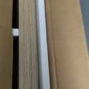 TEAMIX Large Dual Monitor Riser - Wood & Steel Desk Organization - Maple, 42 inch