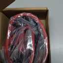 Spiked Dog Collar, Sharp Spike Studded Anti-Bite Protect Pets Neck Adjustable for Medium Large Breed Dogs as Mastiff Pitbull Pug Bulldog, Black Rivets 2-Inch Wide Red, M 19-22"