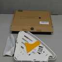 Sotfamily Plastic Shower Caddy Corner (For 90 Only), 4 Pack Adhesive Corner Shower Shelves for Bathroom Organizers and Storage, White