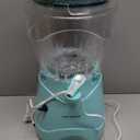Nostalgia Frozen Drink Maker and Margarita Machine for Home - 128-Ounce Slushy Maker with Stainless Steel Flow Spout - Easy to Clean and Double Insulated - Aqua