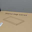 WOLKI Noodle Board Stove Covers for Gas Burners, 30"L x 22"W x 2.4"Th Heavyweight Stove Top Covers for Electric Stove, Buil-in Handles, RV Stove Cover, Wooden Serving Tray, Walnut
