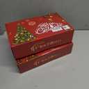 2 x Flechllary 3ft DIY Felt Christmas Tree for Toddlers, Set Plus Snowman Advent Calendar with 33 Removable Ornaments, Wall Hanging Xmas Gift for Kids with String Lights (Batteries Not Included)