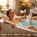 KokoSelene Bath Jets for Tub, Cordless Portable Jet Spa for Bathtub with Dual Hydro Jets, IP67 Waterproof Bathtub Bubble Machine, 2 Modes and 2 Speed Levels for Home Spa Relaxation