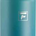 Fanhaw 18 Oz Kids Insulated Water Bottle with Straw Lid Stainless Steel Double Wall Vacuum, Leak-Proof, BPA-Free Water Bottles for School Boys & Girls(Green Blue)