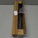 Oval Closet Rod for Hanging Clothes Adjustable Closet Rods 18 to 52 Inch Heavy Duty Black Poles Bar Closet Rod Expandable for Wardrobes Laundry RV