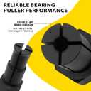 12 PCS Bearing Puller Kit,Slide Hammer Puller Puller Set with Expandable Collets,Insert Blind Bearing Puller 8-32mm Wheel Bearing Removal Tool with Gloves and Box