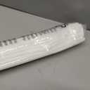 UNISHADES no Drill Cordless Roman Shades for Windows, 30" W × 64" H - Light Filtering - Linen - White