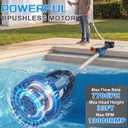 Cordless Stick Water Transfer Pump, with 24000mAh Batteries&Charger, 3/4" Outlet 78.7'' Hose, 770GPH 21V Handheld Water Transfer Pump for Pool/Garden/Pond/Boat/RV/Rain Barrels/Outdoor Draining