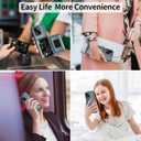 for iPhone 14 Case with Card Holder [Max 5 Cards] Heavy Duty Protective Shockproof Case Dual Layer Hidden Sliding Card Slot Wallet Case for iPhone 14 Phone Case Women&Men 6.1'' (Blue)