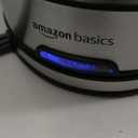 Amazon Basics Electric Kettle with Glass Carafe for Tea and Coffee, Fast Boiling, Auto Shut-Off, Boil-Dry Protection, Temperature Control, Removable Filter, 1 Liter, 1500W, BPA-Free