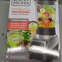 BLACK+DECKER PowerCrush 700W Blender 6-Cup Glass Jar 4-Speed Pulse Ice