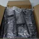 Towel Racks for Bathroom, 42" H 3-Tier Durable Black Reinforced Alloy Stand with Wheels and Basket, Free Standing Towel Rack, Multi-Use Blanket Rack for Indoor/Outdoor Bathroom Display