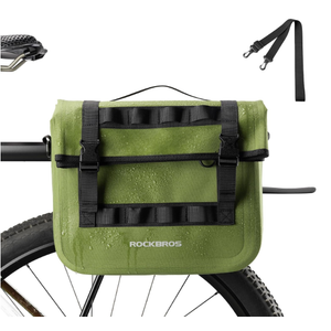 ROCKBROS Bike Panniers 15L Capacity Waterproof Bike Rack Bag Cycling, Green
