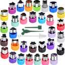 Mini Cookie Cutter Set 30 pcs for Kids Vegetable Cutters and Fruit Stamp Mold Different Shapes and Sizes Stainless Steel