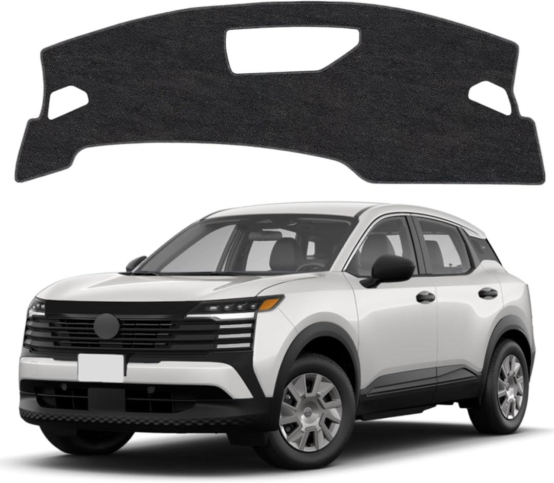 Dash Cover Mat for Nissan Kicks 2025 2026 Accessories Non-Slip Dashboard Cover Mat Sunshade UV Rays Protector Interior Accessories
