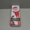 Christmas Santa Bubble Wand Machine for Kids Maker Blower Toys Christmas Basket Stocking Stuffers Birthday Gift Outdoor Indoor Automatic for 3 4 5 6 7 8 + Year Old Toddlers Little Girls Boys