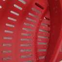 Kitchen Gizmo Snap N Strain Silicone Pot Strainer - Adjustable Clip-On Pasta Strainer for Pots, Pans, and Bowls - Large Red Kitchen Colander