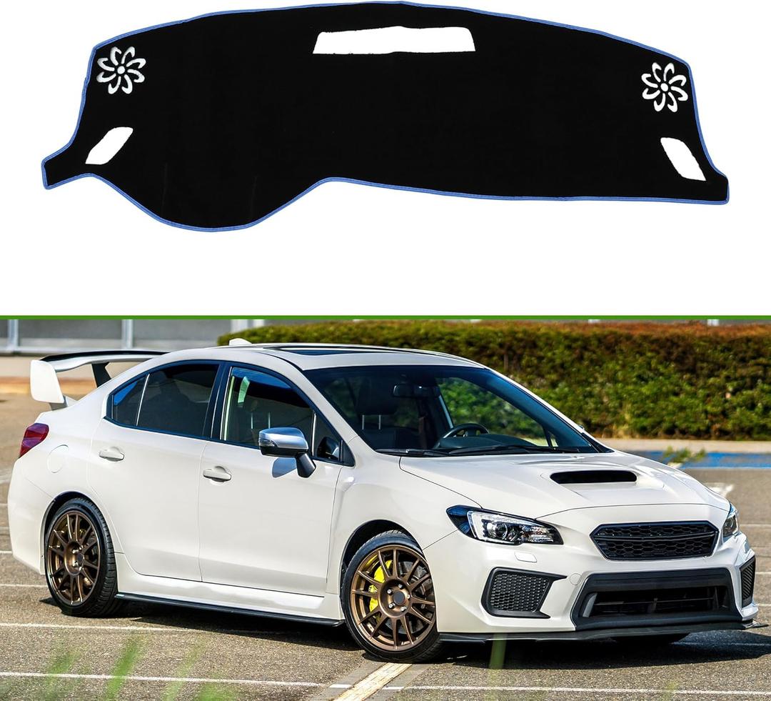 Dashboard Cover for Mitsubishi Outlander PHEV 2022-2024 Without HUD Non-Slip Interior Dash Cover Mat Polyester Silicone
