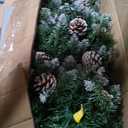 DWVO 7.5ft Pre-Lit Pencil Christmas Tree 350 LED Lights Remote Control