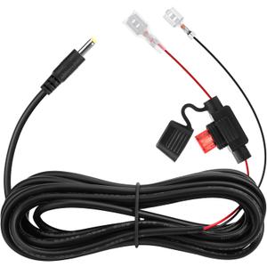 3 x 10FT Trail Camera Power Cord, 4.0x1.7mm DC External Power Cable with 2Amp Fuse for Portable Power Banks, Solar Panels, Game & Doorbell Cameras and More