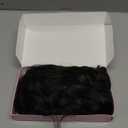 Pastel Black Wavy Bob Wig for Women, Short Shoulder Length Synthetic Wig with Bangs, Natural Looking Lightweight Hairpiece for Daily Wear & Cosplay Costume Party (14 Inch)