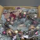 24" Christmas Wreath for Front Door Artificial Unlit Winter Wreath with Pine Cones, Berry Clusters, Burgundy Ball Ornaments and Ribbon for Thanksgiving Holiday Christmas Decoration