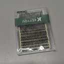 Lash Clusters 300pcs Individual Lashes 50D 0.07D Curl 9-18MIX DIY Eyelash Extension KEYYOU Large Tray Volume Soft&Natural Cluster Lashes(50D-0.07D,9-18MIX