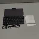 Universal Wireless Keyboards Ultra Light Portable Mini Keyboard with Adjustable Angle Stand & Leather Case,Computer Keyboards Rechargeable Travel Bluetooth Keyboard for iPad Android,Windows and iOS