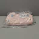 Lightweight Dog Purse Carrier for Small Dogs Under 15 lbs, Puffy Quilted Pet Carrier Tote for Puppies with Safety Leash Clip, Women's Hands-Free Dog Carrier Bag for Travel/Shopping (Beige)